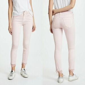 MOTHER High Waisted Looker Dagger Ankle Fray Pretty Just Strolled In The City 28